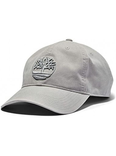 Timberland Men's Cotton Canvas Baseball Cap - Grey